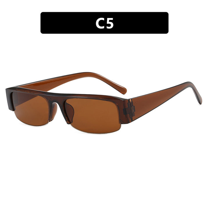 Women’s sunglasses in urban style with a wide frame and protective UV filter Bowlift