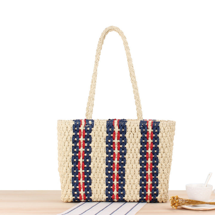 Beach bag in elegant woven style Bowlift