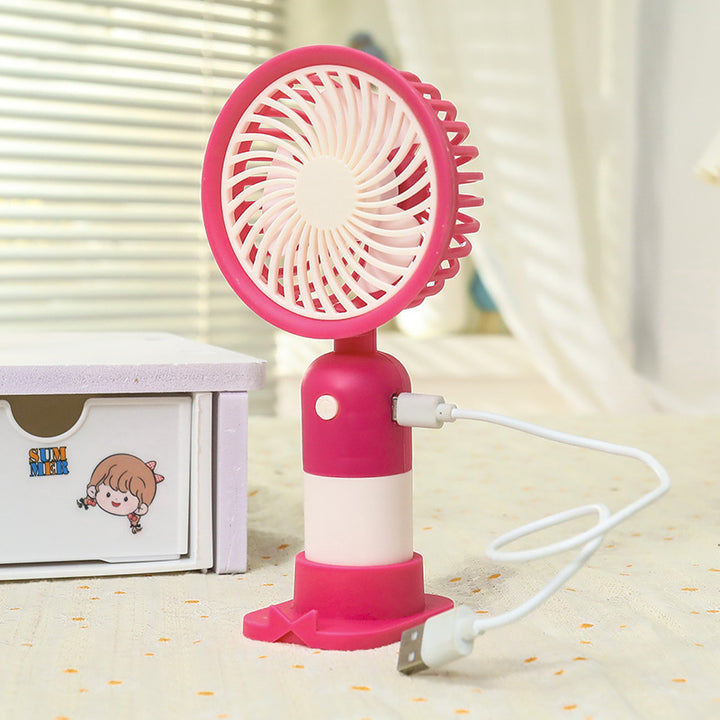 Women's Portable Mini Fan with USB Charging Function and Ergonomic Design Bowlift