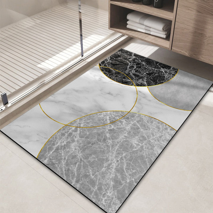 Modern Abstract Decorative Bath Mat