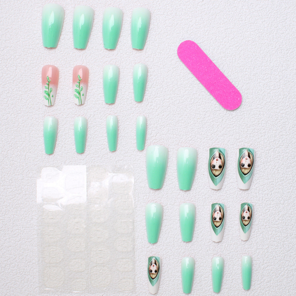 Artistic Character Design Press-On Nails Bowlift