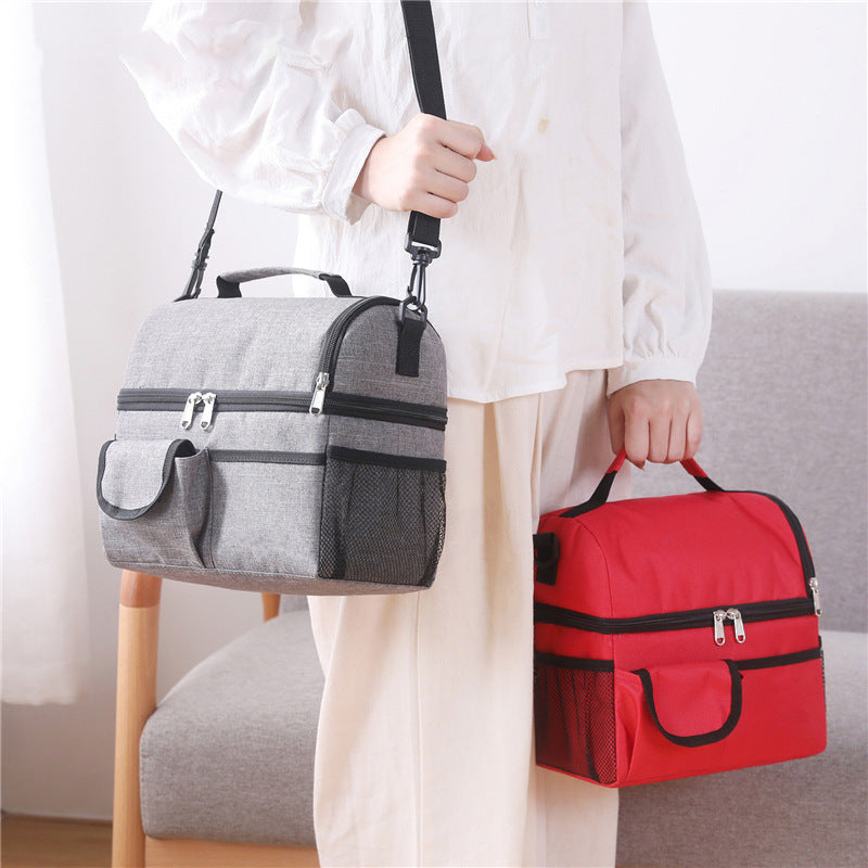 Women Insulated Tote Bag with Many Compartments Bowlift