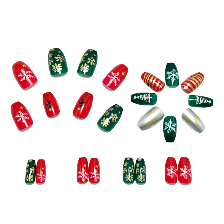 Christmas Art Nails with Festive 3D Design Bowlift
