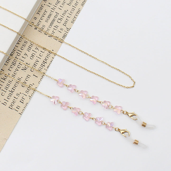 Floral Eyewear Chain Holder Bowlift