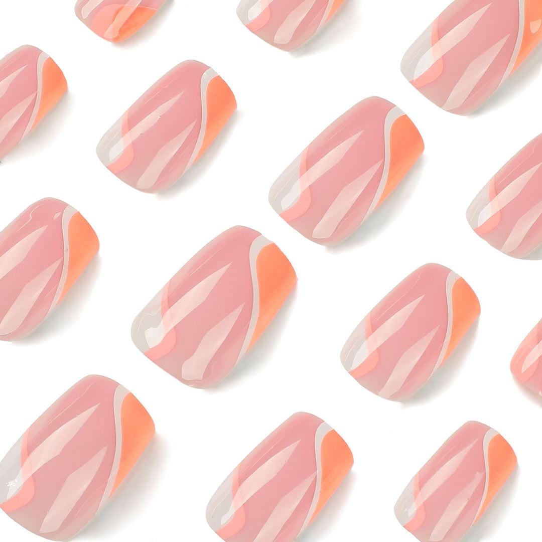 Elegant artificial nail extensions with modern gradient Bowlift