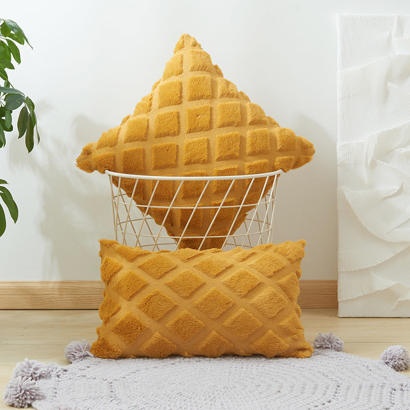 Soft Textured Throw Pillow