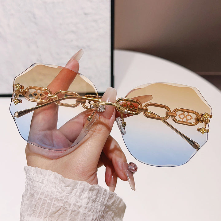 Elegant Oversized Octagonal Sunglasses Bowlift