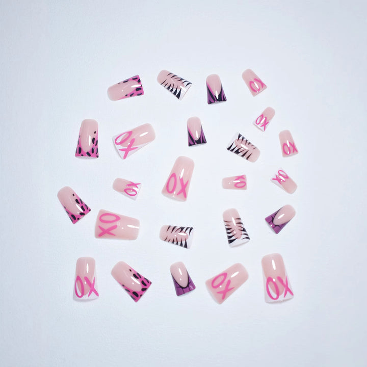 Creative Animal Print Nail Art Enhancements Bowlift