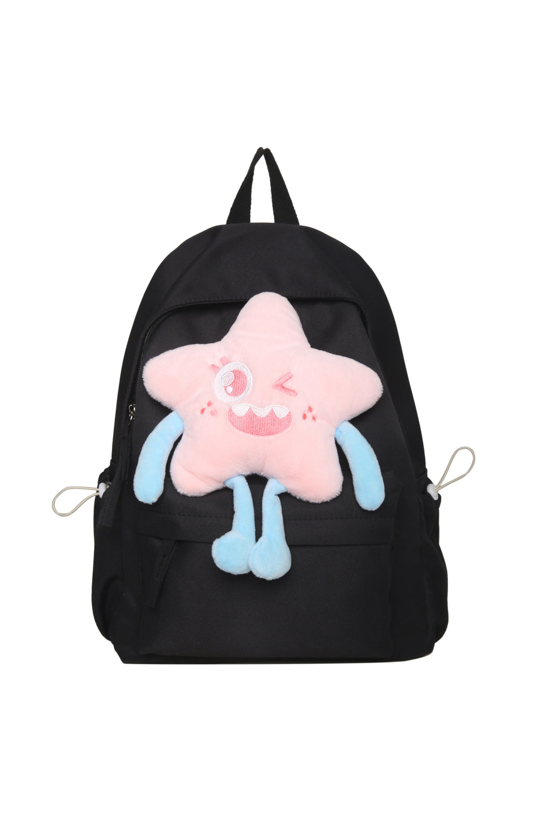 Plush backpack with playful star motif Bowlift