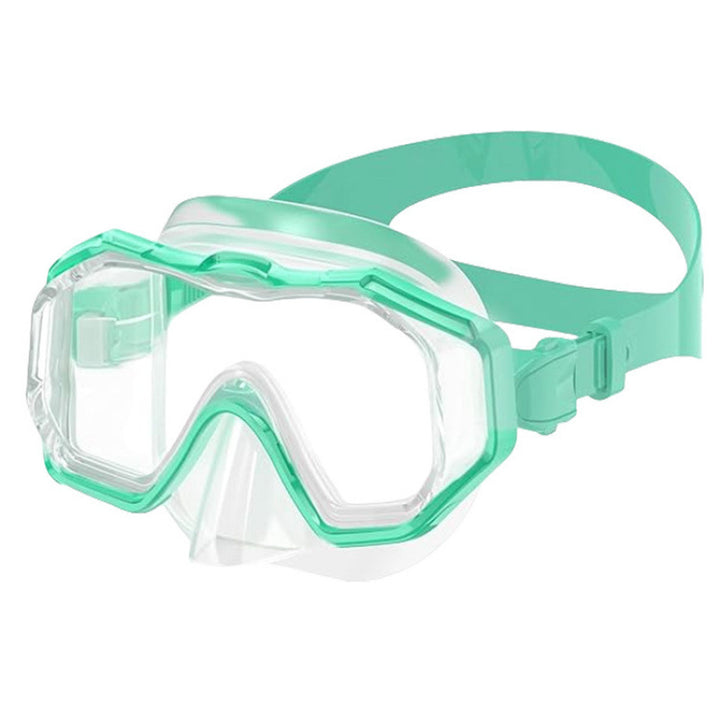 Diving mask with special field of vision and anti-fog technology Bowlift