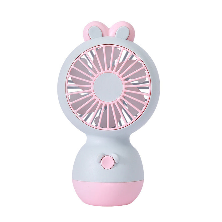 Ladies Portable Hand Fan with Cute Ear Design Bowlift