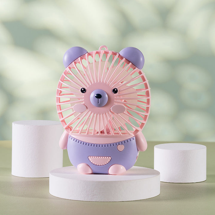 Unisex Mini Hand Fan in cute animal design Bowlift