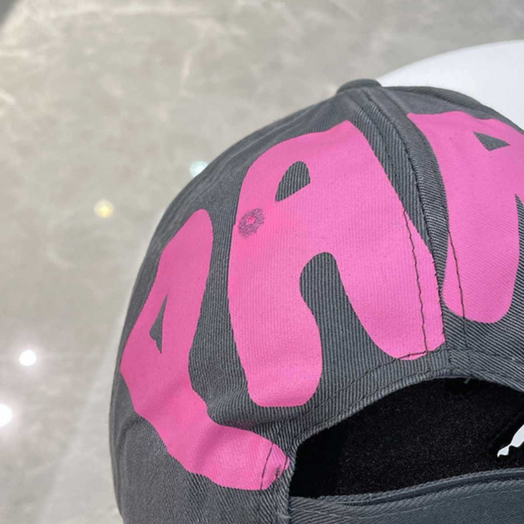 Unisex Distressed Vintage-Inspired Baseball Cap Bowlift
