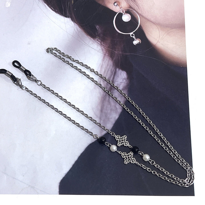 Decorative Metal Chain Eyewear Holder Bowlift