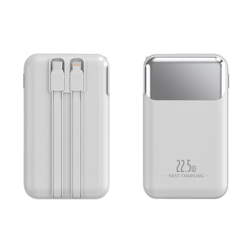 Portable fast charger with integrated socket Bowlift