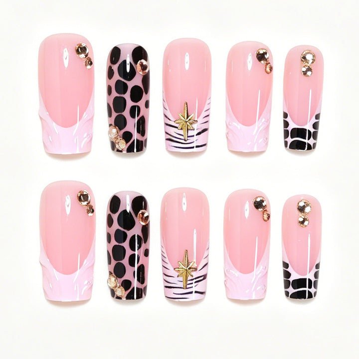 Stylish Decorative Press-On Nail Art Tips Bowlift