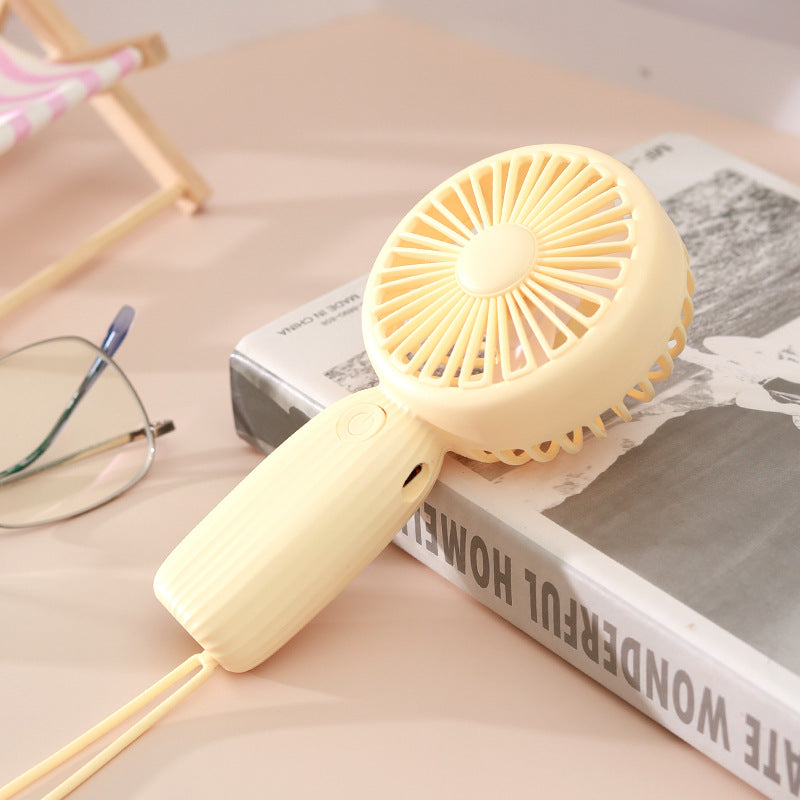 Women's Portable Mini Handheld Fan with Ergonomic Handle Bowlift