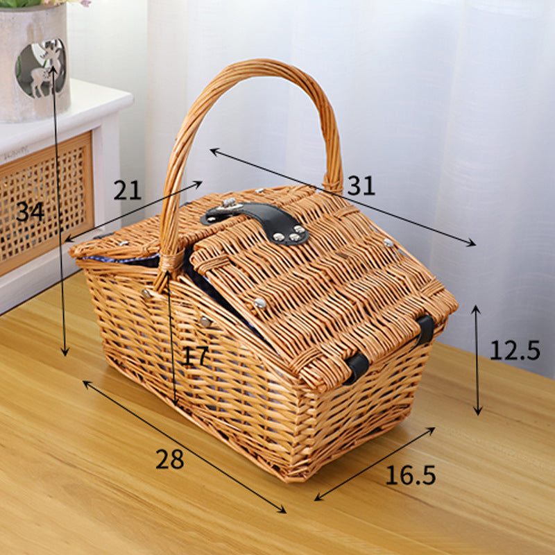 Picnic blanket with waterproof bottom and check pattern Bowlift