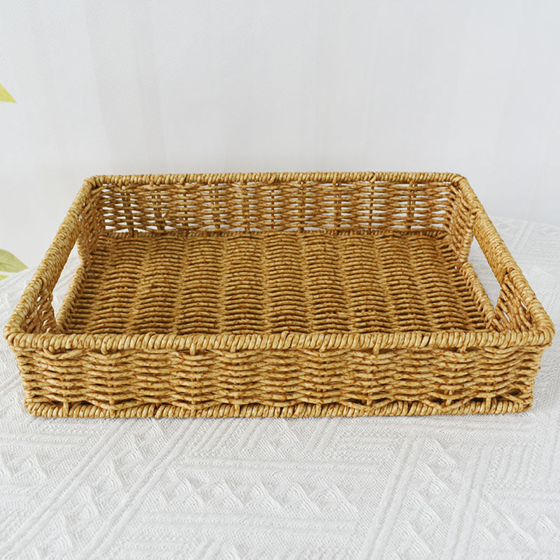 Handwoven Decorative Storage Tray Bowlift