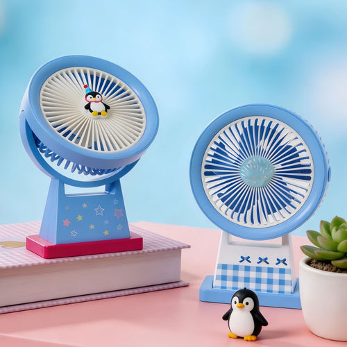 Ladies Funny Table Fan in Creative Animal Design Bowlift