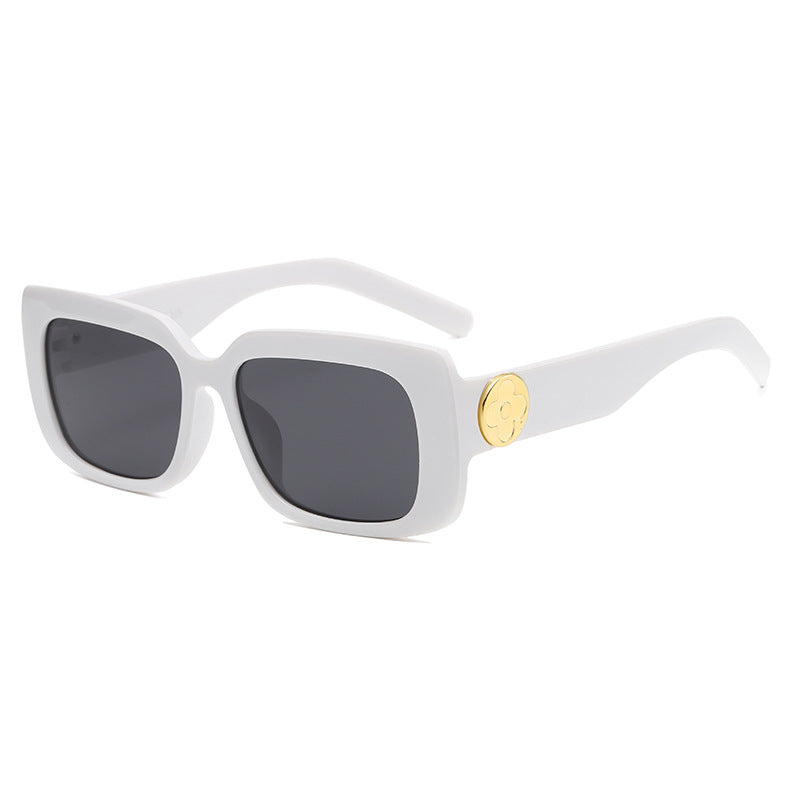 Women's Oversized Sunglasses with Luxurious Transparent Frame Bowlift