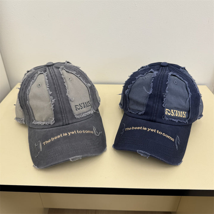 Men's Distressed Vintage Graphic Baseball Cap Bowlift