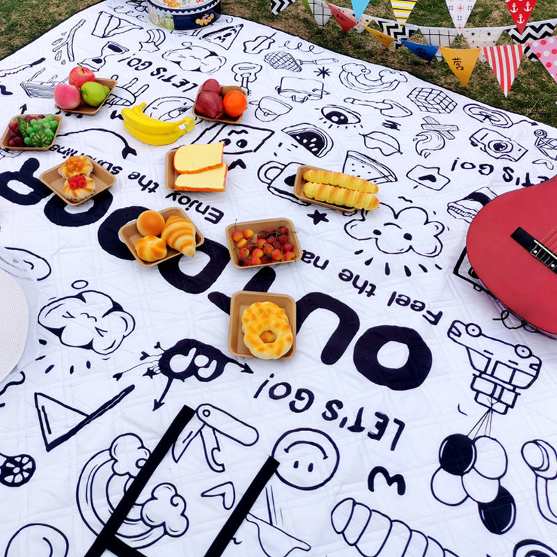 Picnic blanket with water-repellent underside Bowlift