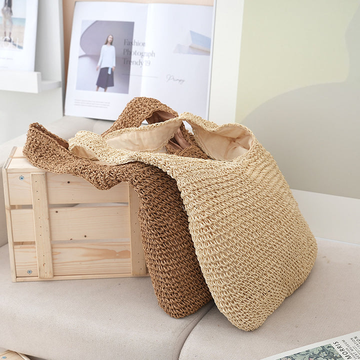 Large Braided Beach Bag Bowlift