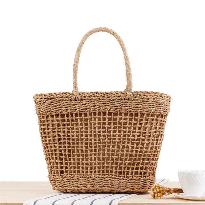 Braided Tote Bag Made of Natural Materials Bowlift