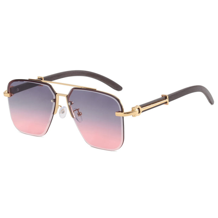 Women's Stylish Sunglasses in Elegant Metal Frame Bowlift
