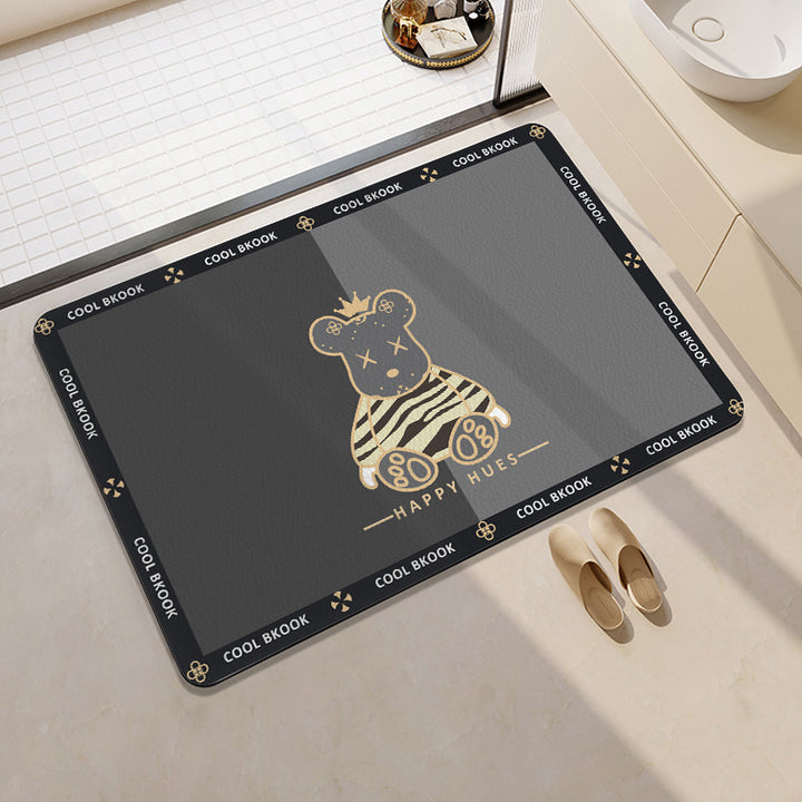 Decorative Cartoon Welcome Mat Bowlift