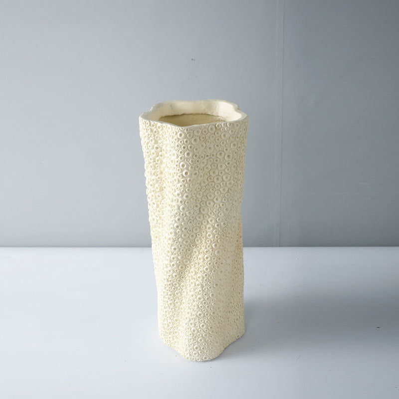 Decorative Textured Flower Vase