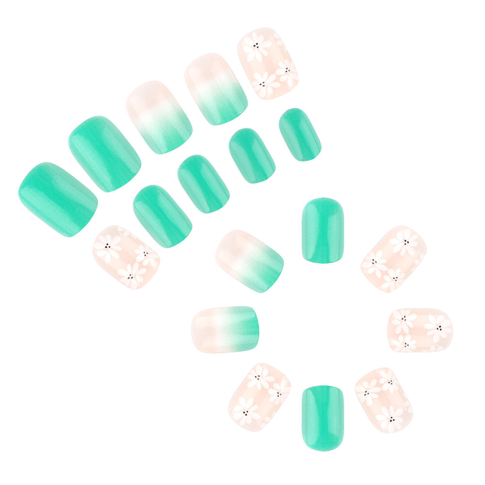 Floral Elegant Press-On Nail Art Set Bowlift