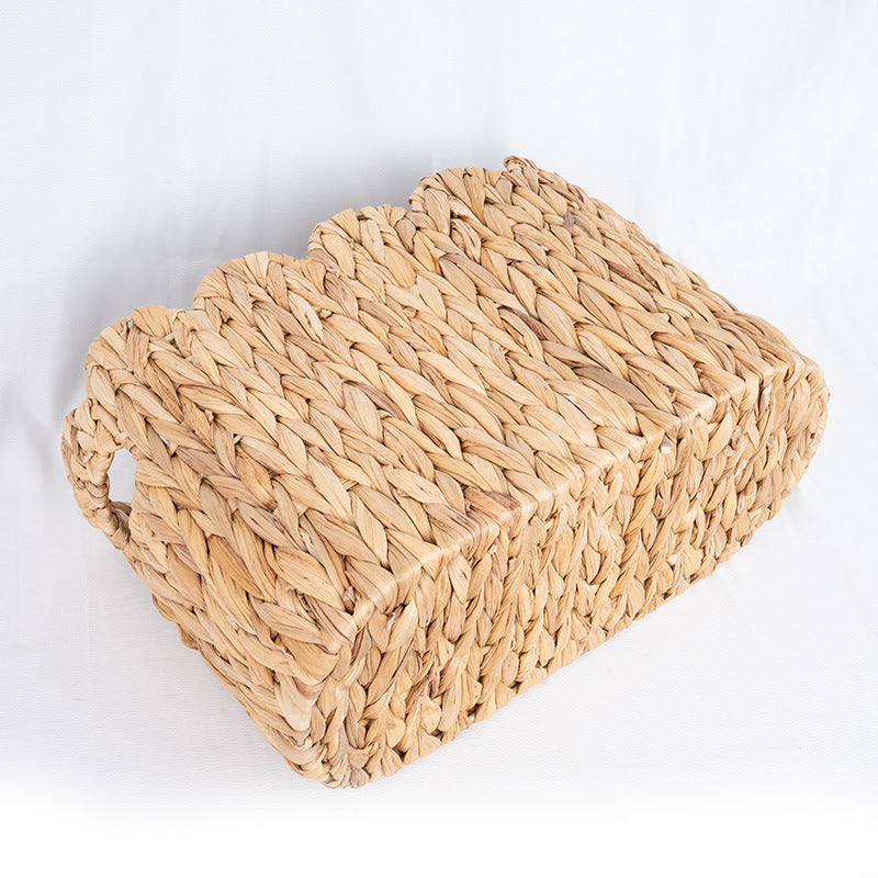 Handwoven Natural Fiber Storage Organizer Bowlift