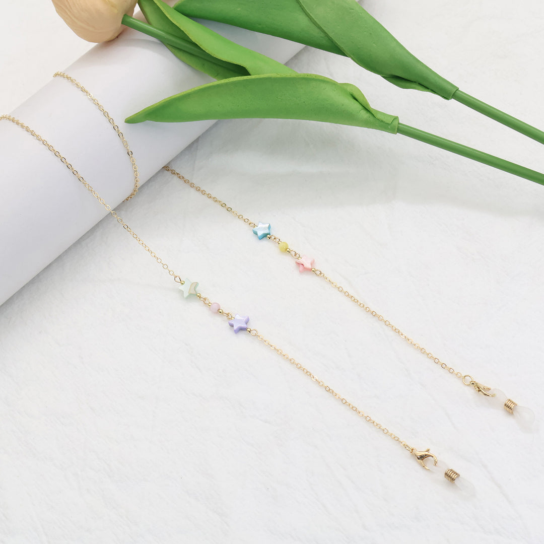 Charming Beaded Eyewear Chain Bowlift