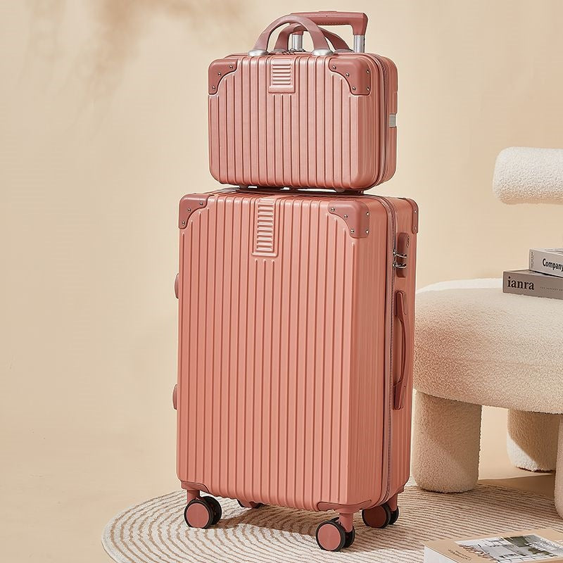 Hard-shell suitcase with double safety lock and flexible interior Bowlift