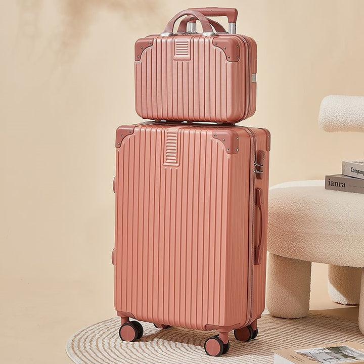 Hard-shell suitcase with double safety lock and flexible interior Bowlift
