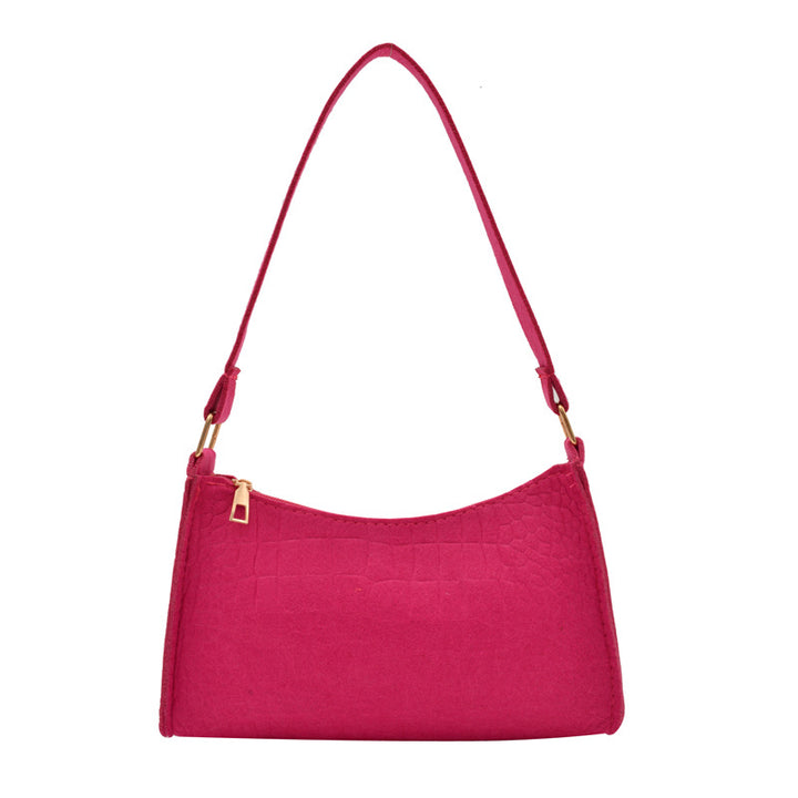 WoCrocodile Textured Mini Shoulder Handbag Bowlift