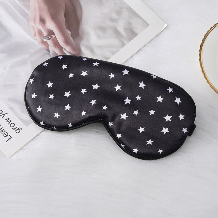 Women nan silky-soft contoured sleep mask with comfort padding and star pattern Bowlift