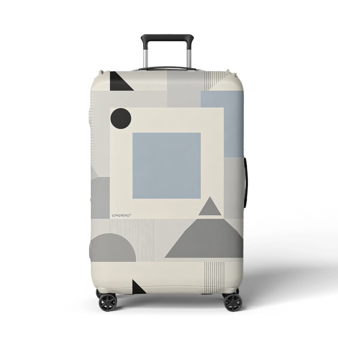 Women's suitcase cover with modern graphic design Bowlift