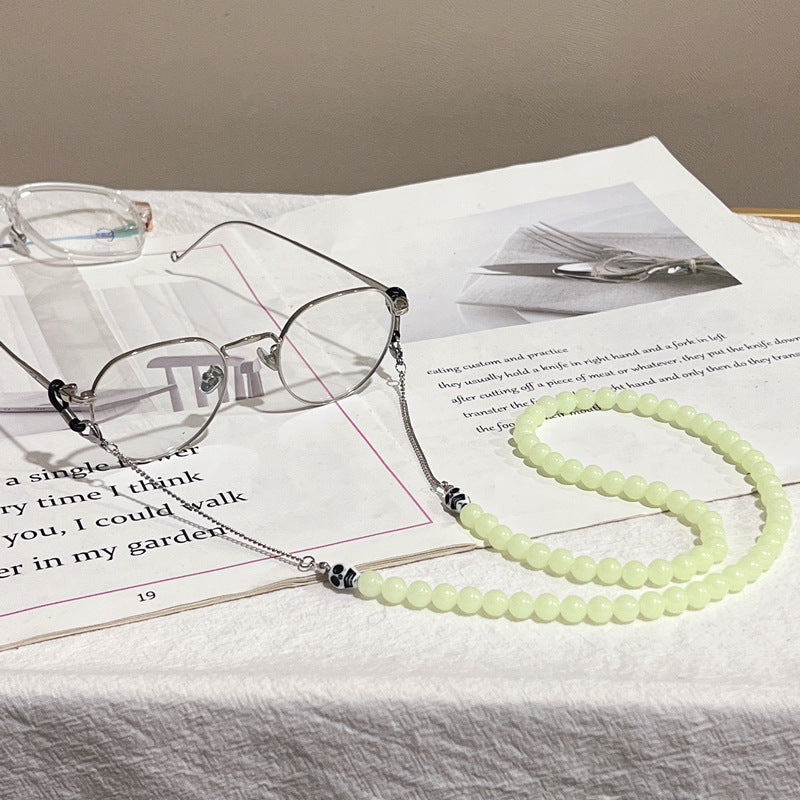 Creative Beaded Eyewear Chain Bowlift