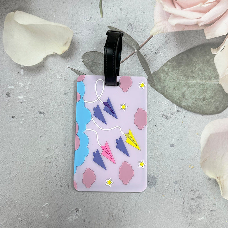 Airplane-Themed Luggage Tag Bowlift