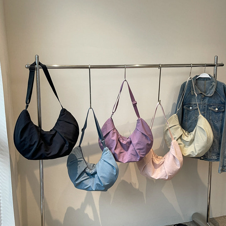 Pleated Fashion Shoulder Bag Bowlift