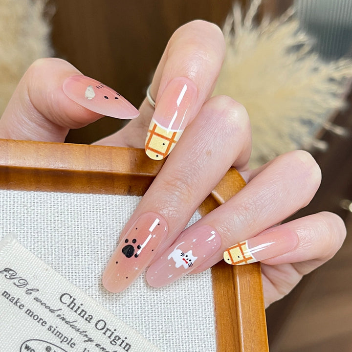 Elegant Nail Art Press-On Nails Bowlift