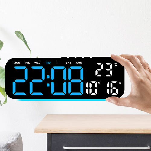 Digital alarm clock with temperature display and hygrometer Bowlift