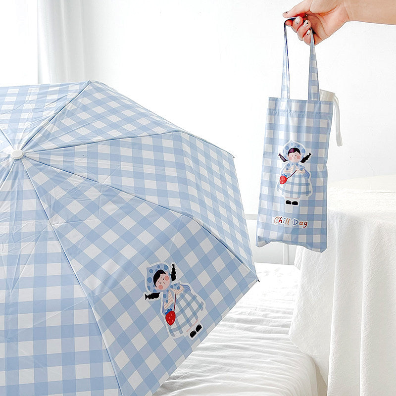 Women practical carrying bag for protective folding umbrella Bowlift