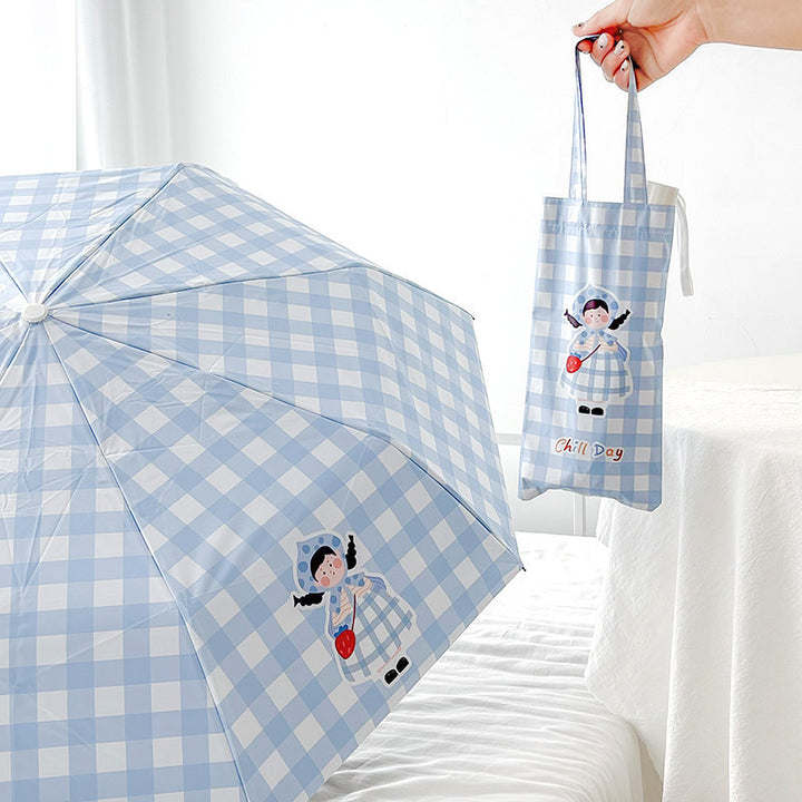 Women practical carrying bag for protective folding umbrella Bowlift