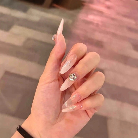 Glamorous Rhinestone-Embellished Press-On Nails Bowlift 1787394764