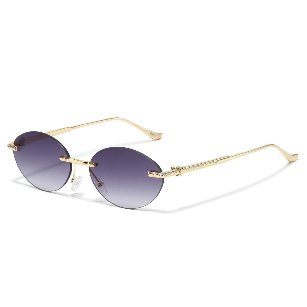 Retro-Inspired Oval Sunglasses Bowlift 1787812325