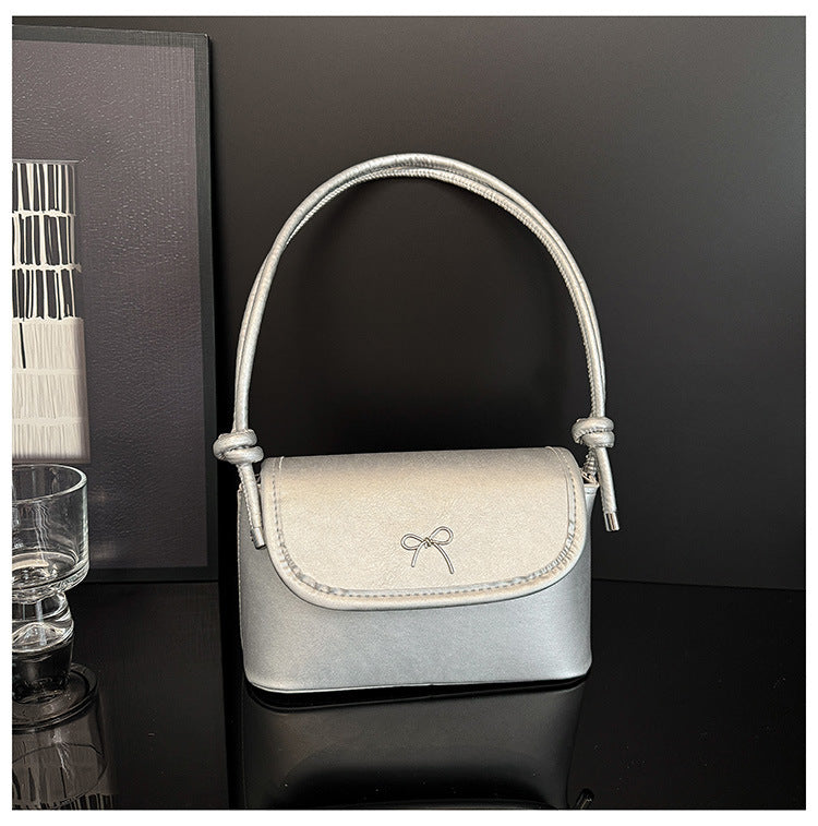 Minimalist Bow Detail Crossbody Handbag Bowlift